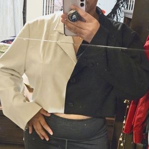 Fashion Brand Company Two-tone cropped blazer size 3XL